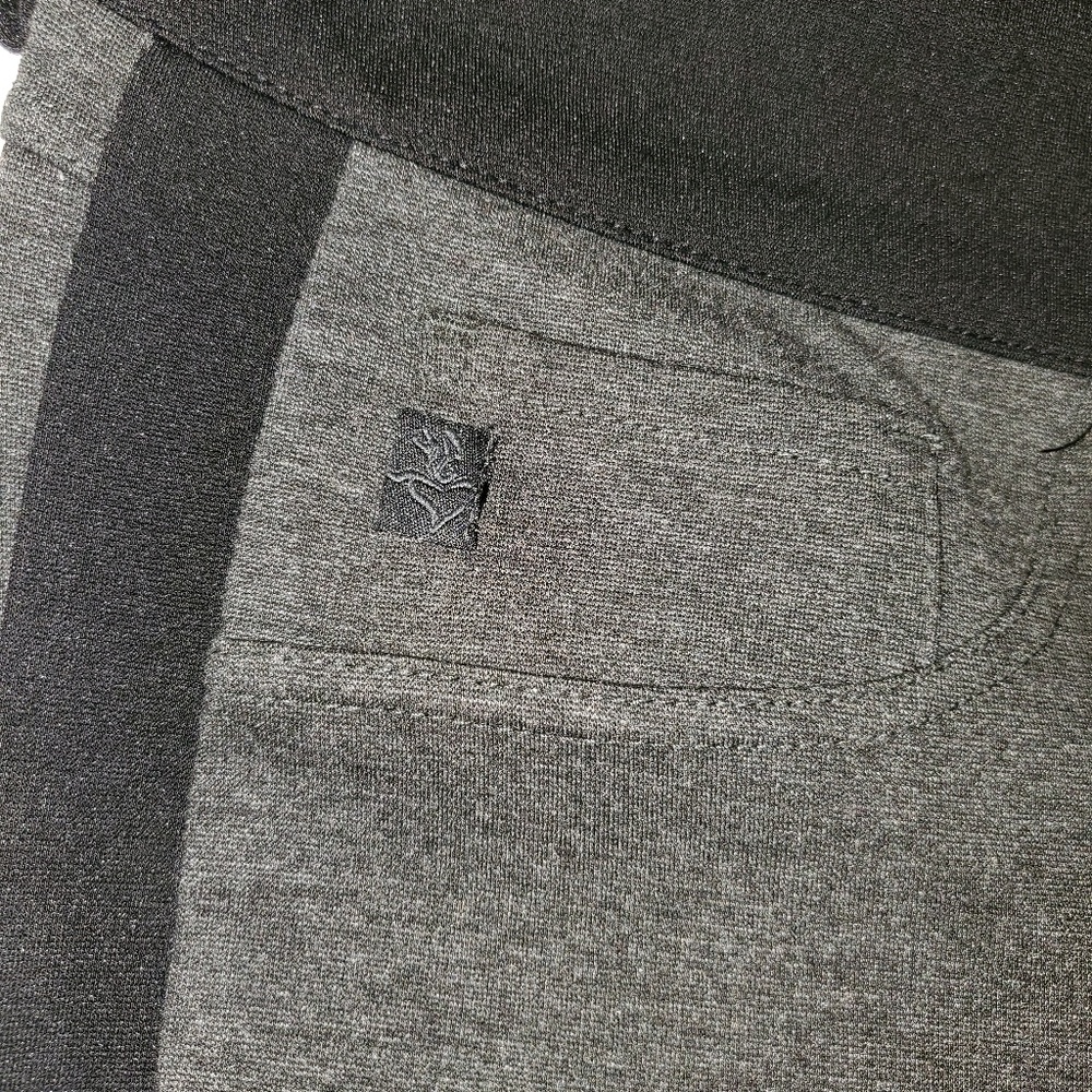 Torrid Dark Grey with Black Stripe pants - Picture 4 of 7